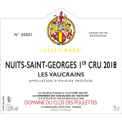 Nuits Saint Georges 1er Cru "Les Vaucrains"