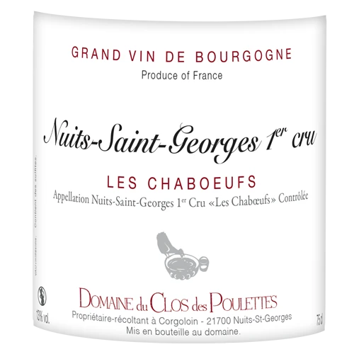 Nuits Saint Georges 1er Cru "Les Chaboeufs"